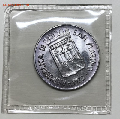500 лир Сан-Марино UNC 1973 до 21.30 МСК 19.11. - 6D8886A8-B763-4B26-857C-1BCF2ED7311C