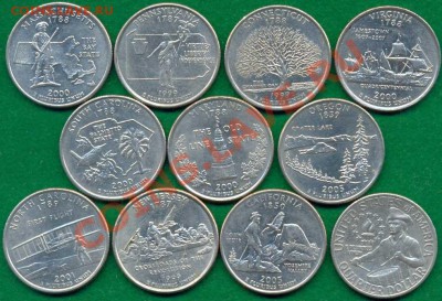 квотеры США от25р. и дешевле - квот оста