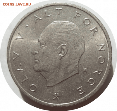 1 крона 1976 г. Норвегия до 17.11.20 в 22:00 МСК - Rounded_20201116_220103