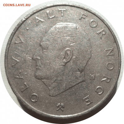 1 крона 1978 г. Норвегия до 17.11.20 в 22:00 МСК - Rounded_20201116_220843
