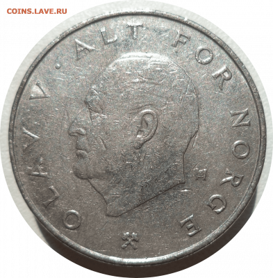 1 крона 1983 г. Норвегия до 17.11.20 в 22:00 МСК - Rounded_20201116_223449