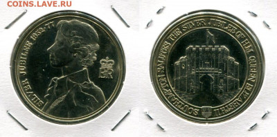 Королева Елизавета II медаль 1977 до 20.11.20 22-00 мск - QEII 1977 Southampton