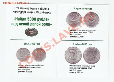 1 рубль 2003г оценка - скб паспорт 2