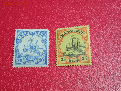Германские Каролинские острова 1901 г. 20 и 25 пфенигов - IMG_20201117_112122-min