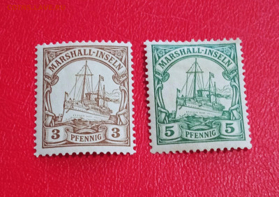 Германские Маршалловы острова 1901 г. 3 и 5 пфенигов - IMG_20201117_134908