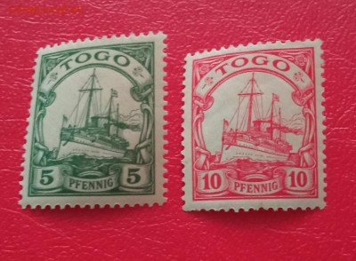 Германский Того 1909-1919 гг.  год 5 и 10 пфенигов - IMG_20201117_144233