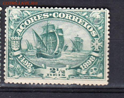 Колонии 1898 Азоры 1м до 23 11 - 4