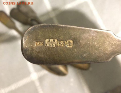Комплект столовых ложек 1862 года. - 9836294135.0c01a22015ba407199e5657523273e22