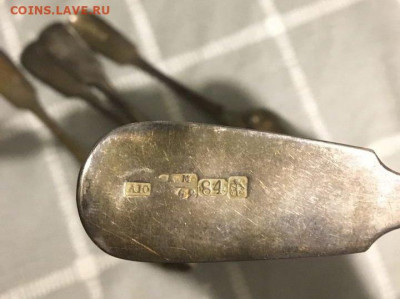 Комплект столовых ложек 1862 года. - 9836294241.0d19f2ae096d4602bf2c2078a3eb6763