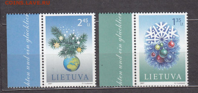 Литва 2007 Новый год рождество 2м** до 24 11 - 70