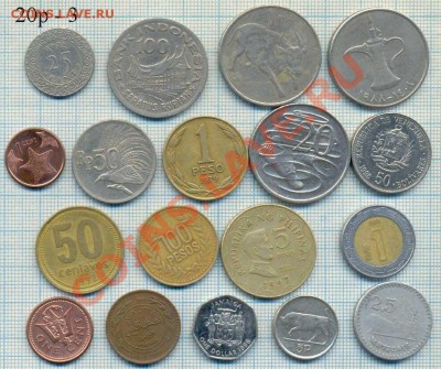 Иностранные монеты разные наборами и поштучно - 2 - 20 3а