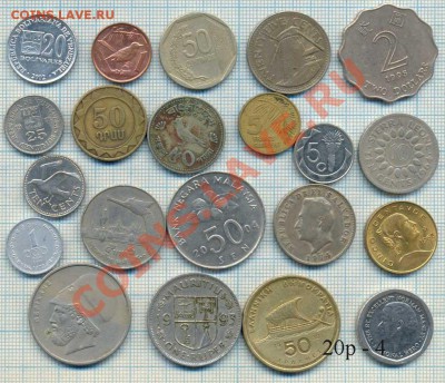 Иностранные монеты разные наборами и поштучно - 2 - 20 4а