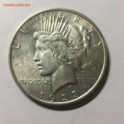 США 1$ 1923г Peace Dollar - image-19-11-20-04-26-1