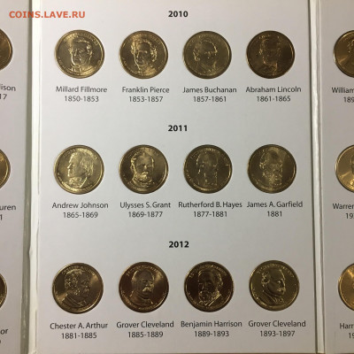 США 2007-2015г 1$ Набор "Президенты США" - image-19-11-20-06-31-2