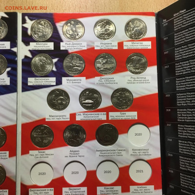 США  25 центов 2010-19 Набор"Нац парки и заповедни" 52 монет - image-19-11-20-08-07