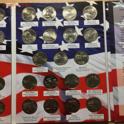 США  25 центов 2010-19 Набор"Нац парки и заповедни" 52 монет - image-19-11-20-08-07-1