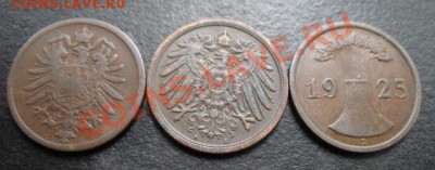 Германия, 2 пф, три типа, до 27.09 в 21-00 мск - 2 пф 3а