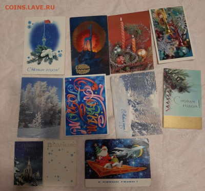 СССР ПК С новым годом (4) 10шт до 26 11 - 79