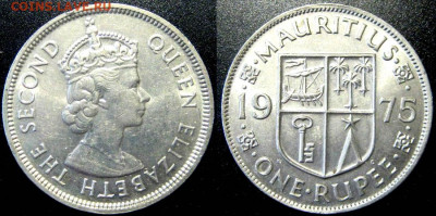 Маврикий 1 рупия Год: 1975 Окончание: 23-11 В 22-00 мск - маврик 1 руп
