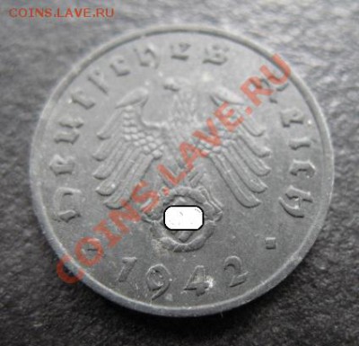1942 г, Третий рейх, 1 пф J, до 27.09 в 21-00 мск - 1 пф ж а