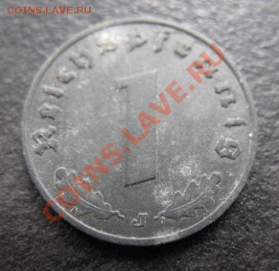 1942 г, Третий рейх, 1 пф J, до 27.09 в 21-00 мск - 1 пф ж