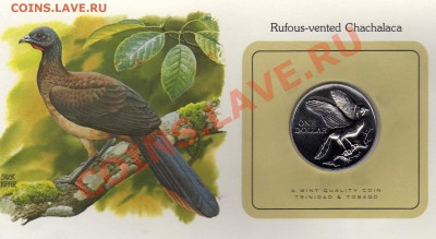 Птицы мира Тринидад и Тобаго 1$ 1980 Чачалака до 29.09.11 22 - img047