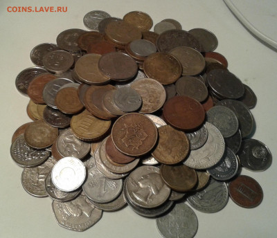 Иностранные монеты разные 0,750 кг 23.11.2020 в 22-30 по МСК - 20201121_160435