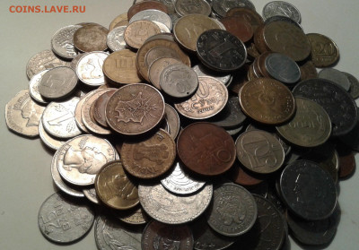 Иностранные монеты разные 0,750 кг 23.11.2020 в 22-30 по МСК - 20201121_160537