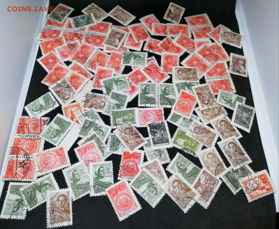 100 марок СССР до 1960г.Стандарты.Гашенные.Фикс 500 руб - RDTSIfKmjI4