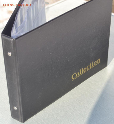 Альбом для монет на кольцах горизонт. на 240 монет до 27.11. - АМГ 180-2