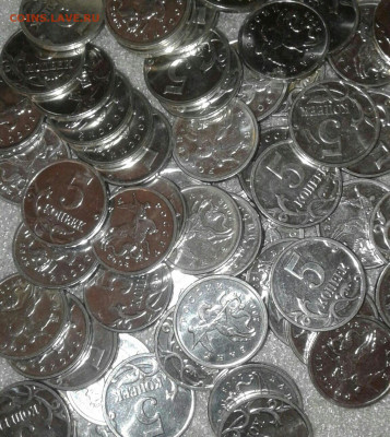 5 коп 2008 м гальваника 100 штук  до 24.11.20 - 7467401-1