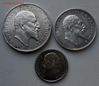 Болгария серебро 2 ,1 Лева 1913..50 стот,1910 UNC до 27.11. - 20201122_210422