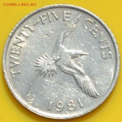 Бермудские острова 25 центов 1981. 25. 11. 2020 в 22 - 00. - DSC_0033.JPG