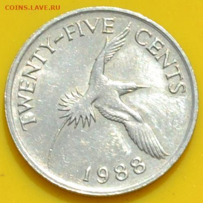 Бермудские острова 25 центов 1988 . 25. 11. 2020 в 22 - 00. - DSC_0037.JPG