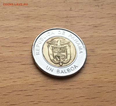биметалл Панама 1 бальбоа 2011 Испанский конкистадор - IMG_8379.JPG