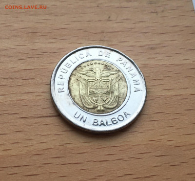биметалл Панама 1 бальбоа 2019 Церковь Иглесиа Санта Ана - IMG_8418.JPG