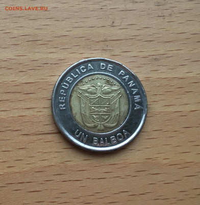 биметалл Панама 1 бальбоа 2019 Церковь Иглесиа Санта Ана - IMG_8417.JPG