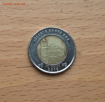 биметалл Панама 1 бальбоа 2019 Церковь Иглесиа Санта Ана - IMG_8411.JPG