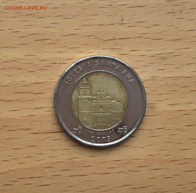 биметалл Панама 1 бальбоа 2019 Церковь Иглесиа Санта Ана - IMG_8409.JPG