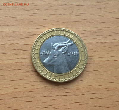 биметалл Алжир 50 динаров 2014 Антилопа Лань фауна животные - IMG_8437.JPG