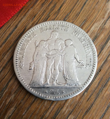 5 франков 1848г  Франция - IMG_2851.JPG