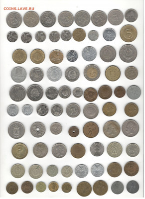 Иностранная погодовка (Европа + Турция). ФИКС цены. - Иностранные монеты (Европа и Турция) скан А, сторона 2