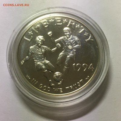 США 1$ 1994г Чемпионат мира по футболу 1994 - image-19-11-20-04-52-1