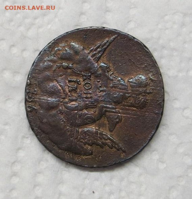 Копейка "в облаках" 1755 год СПБ. - 003.JPG