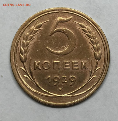 5 копеек 1929 AU до 21.30 МСК 26.11.20 - IMG_2364