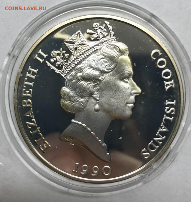 Острова Кука 50 долларов 1990 Слон до 21.30. МСК 26.11 - IMG_2478