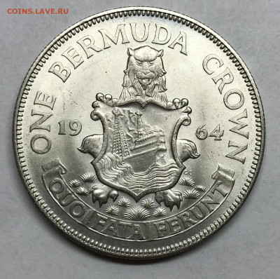 Бермуды 1 крона 1964 Пруф до 21.30. МСК 26.11.20 - IMG_2468