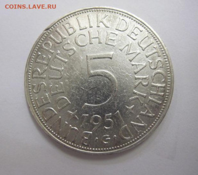 5 марок ФРГ 1951 до 26.11.20 - IMG_5443.JPG