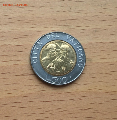 биметалл Сан Марино 500 лир 1988 - IMG_8589.JPG