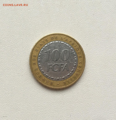 биметалл Центральная Африка BEAC 100 франков 2006 - IMG_8637.JPG